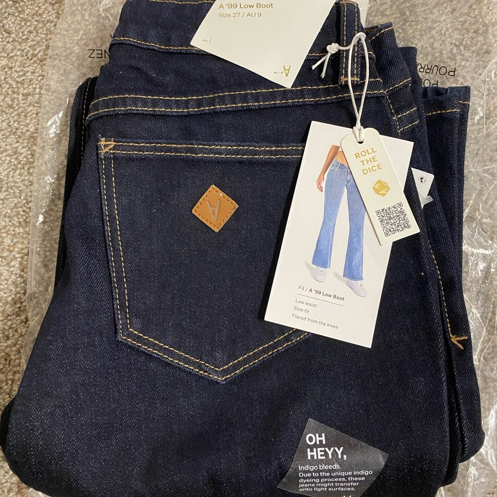 Abrand A 99 Low-Rise Bootcut Jean Alice size 27 NWT